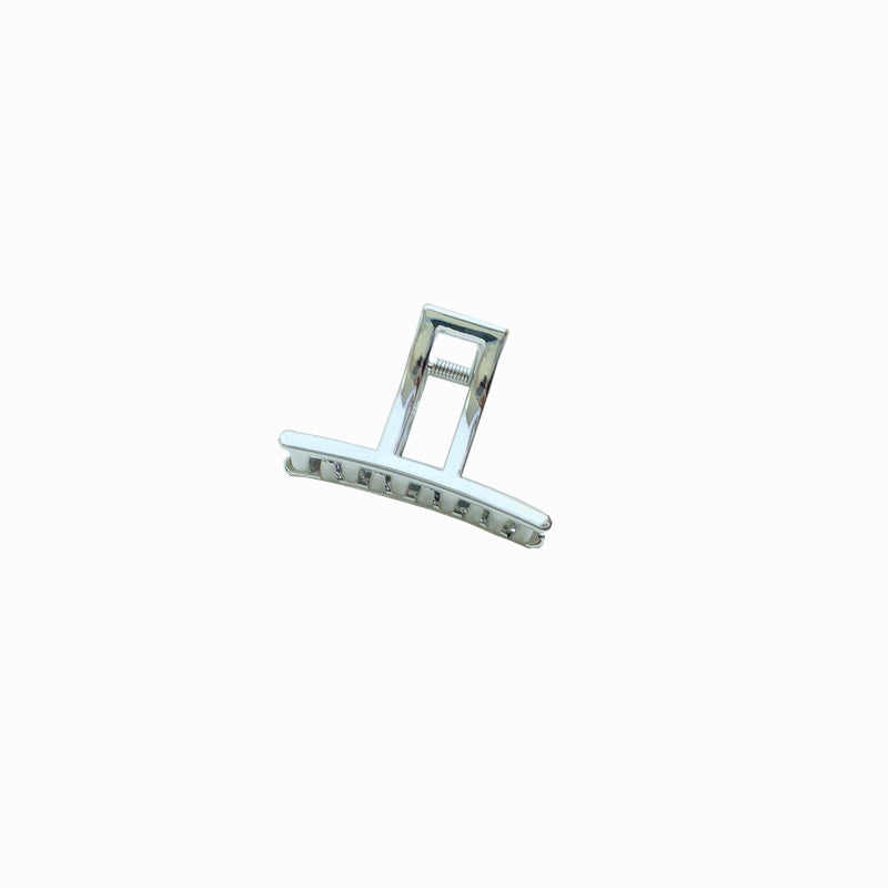 Silver Metal Hair Claw Clips Elegant Bow & Floral Designs
