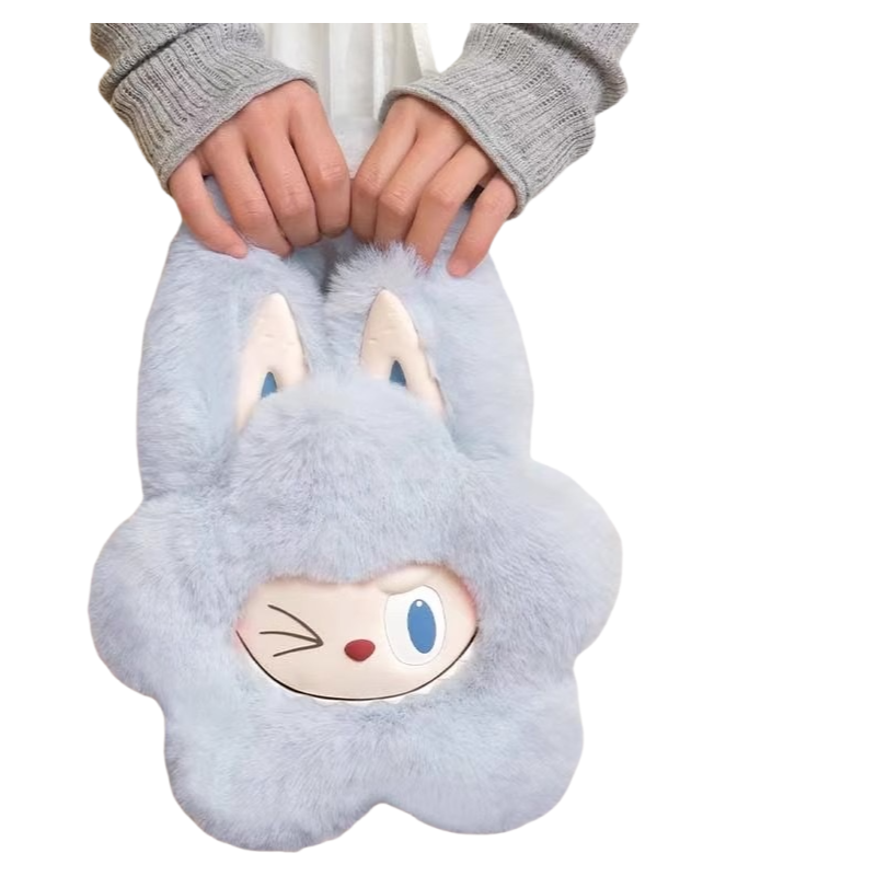 Labubu Plush Cartoon Cute Crossbody Bag Soft & Adorable Handbag Girls