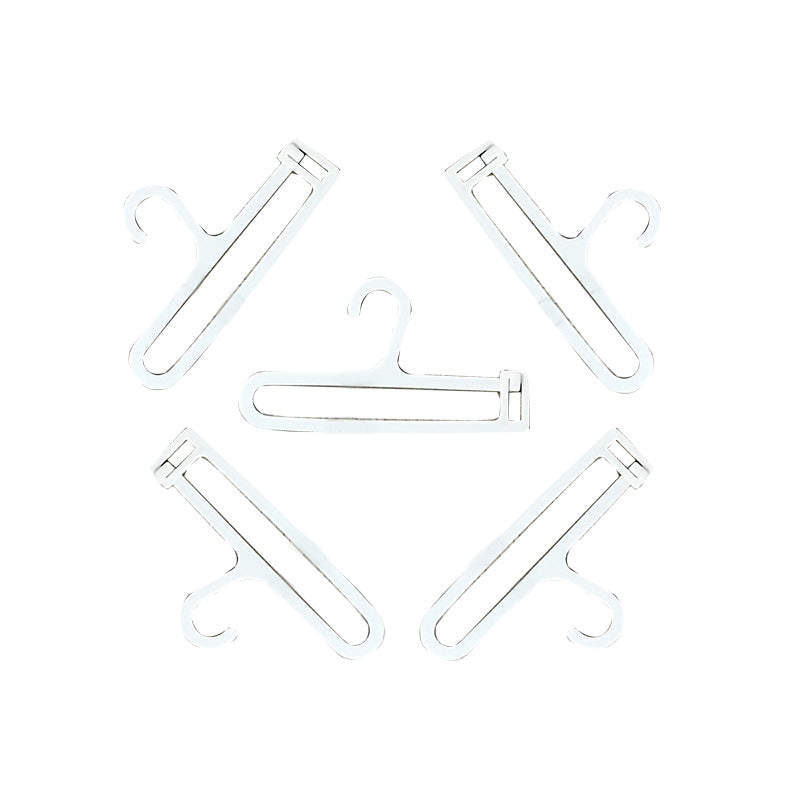 17cm Labubu Doll Shoes Clothes Hanger Changeable Outfit Set