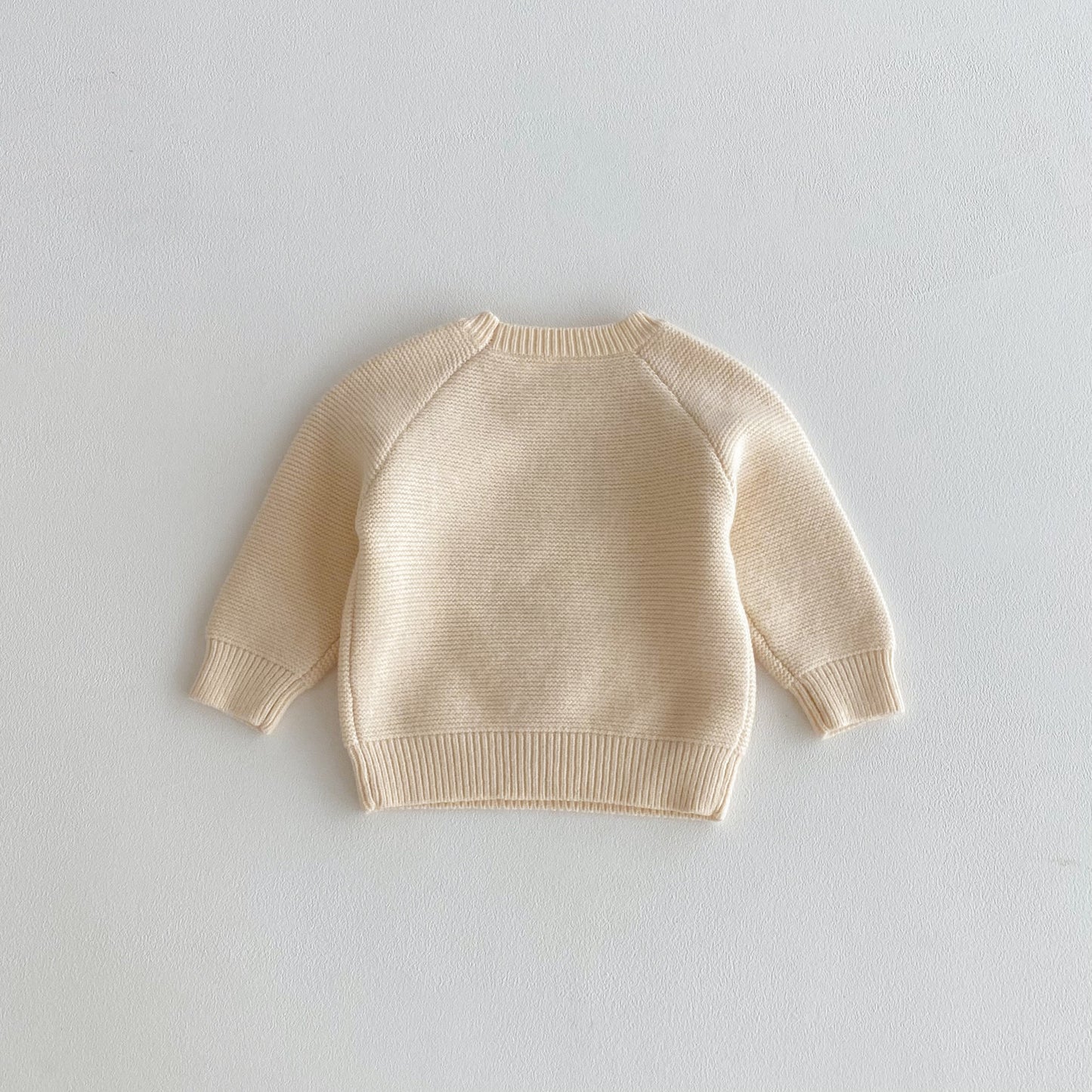 Labubu Pattern 2025 Fall/Winter Kids Cartoon Knit Sweater Unisex Crewneck Pullover