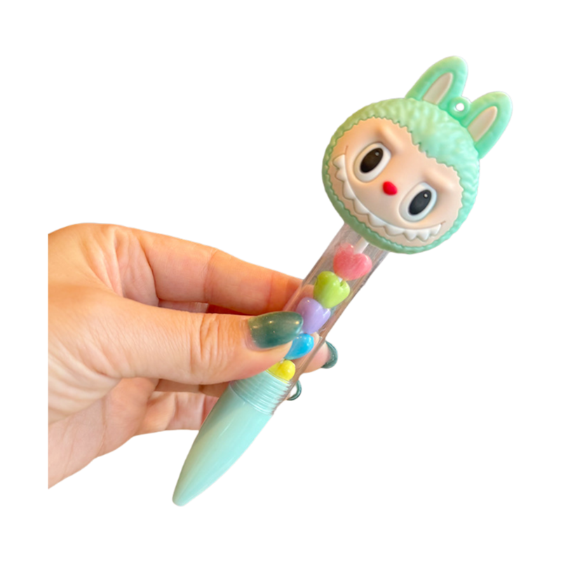 Silicone Decorative Ballpoint Pens Multi-Color Options, Cute Stationery for School & Office