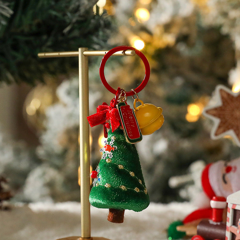 Christmas Tree Hanging Ornaments Plush Gnome Snowman Keychain Holiday Gifts & Decorations