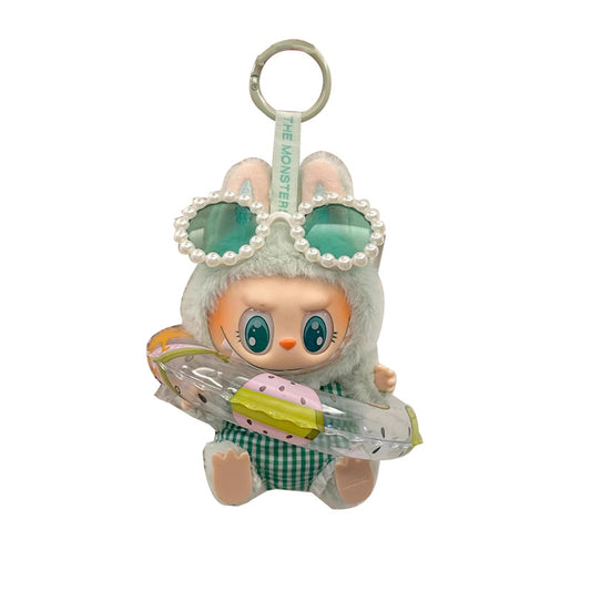 17cm Labubu Swimwear Vacation Outfit Set Changeable Costumes