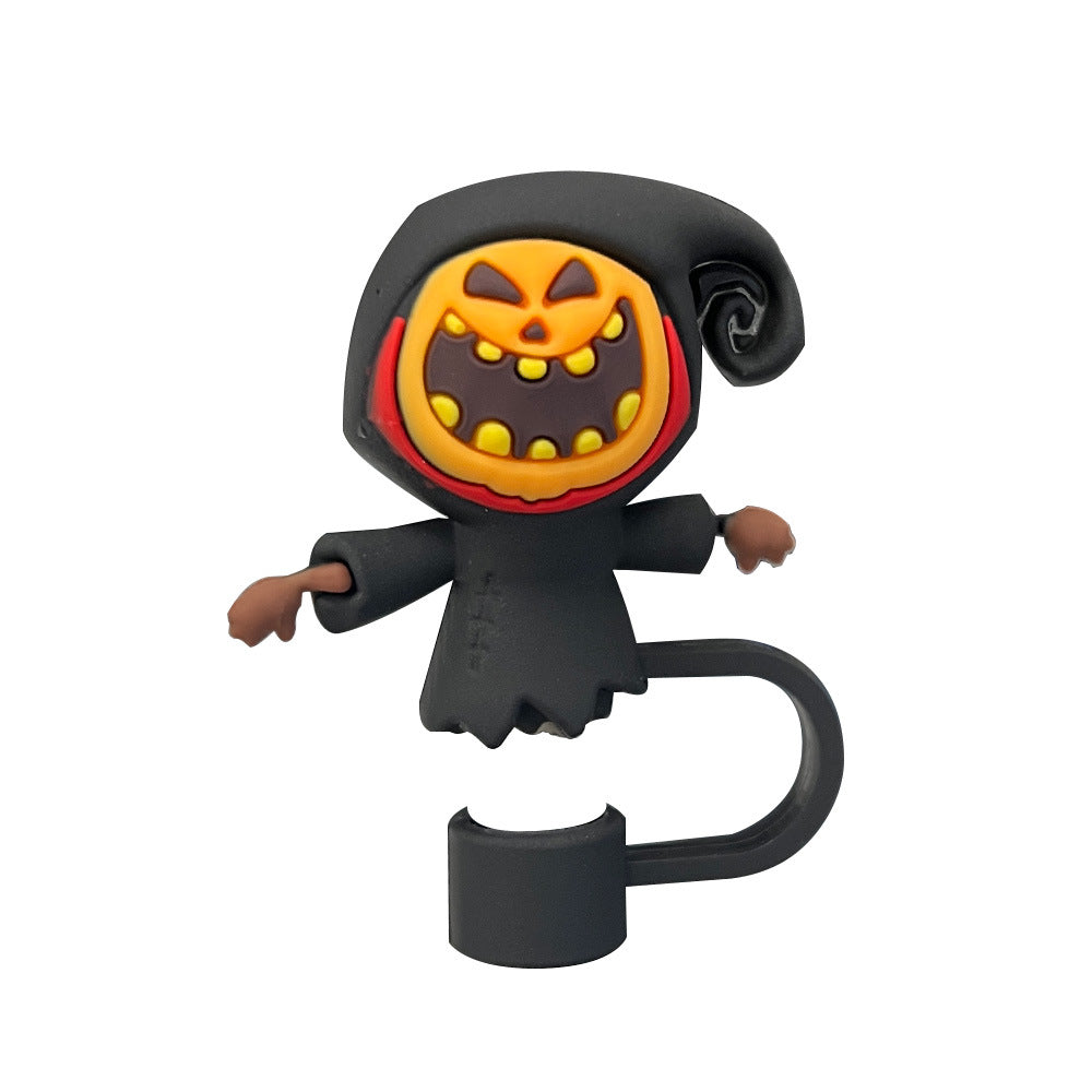 Halloween Straw Topper – Fits 10mm Large Tumbler Straws, Cute Reusable Dust Cap