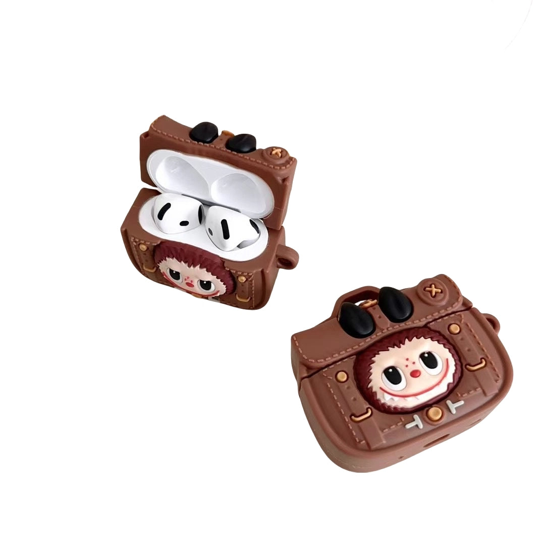 Labubu AirPods Case Cute Bag-Shaped Wireless Earbuds Cover for Apple