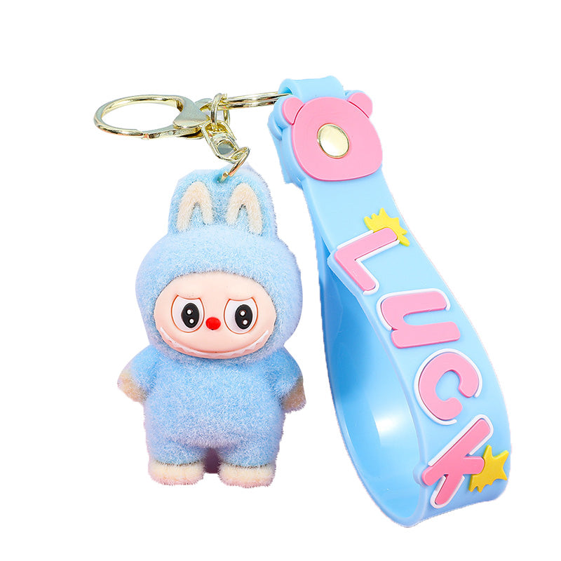 Labubu Silicone Keychain With Various Character Designs