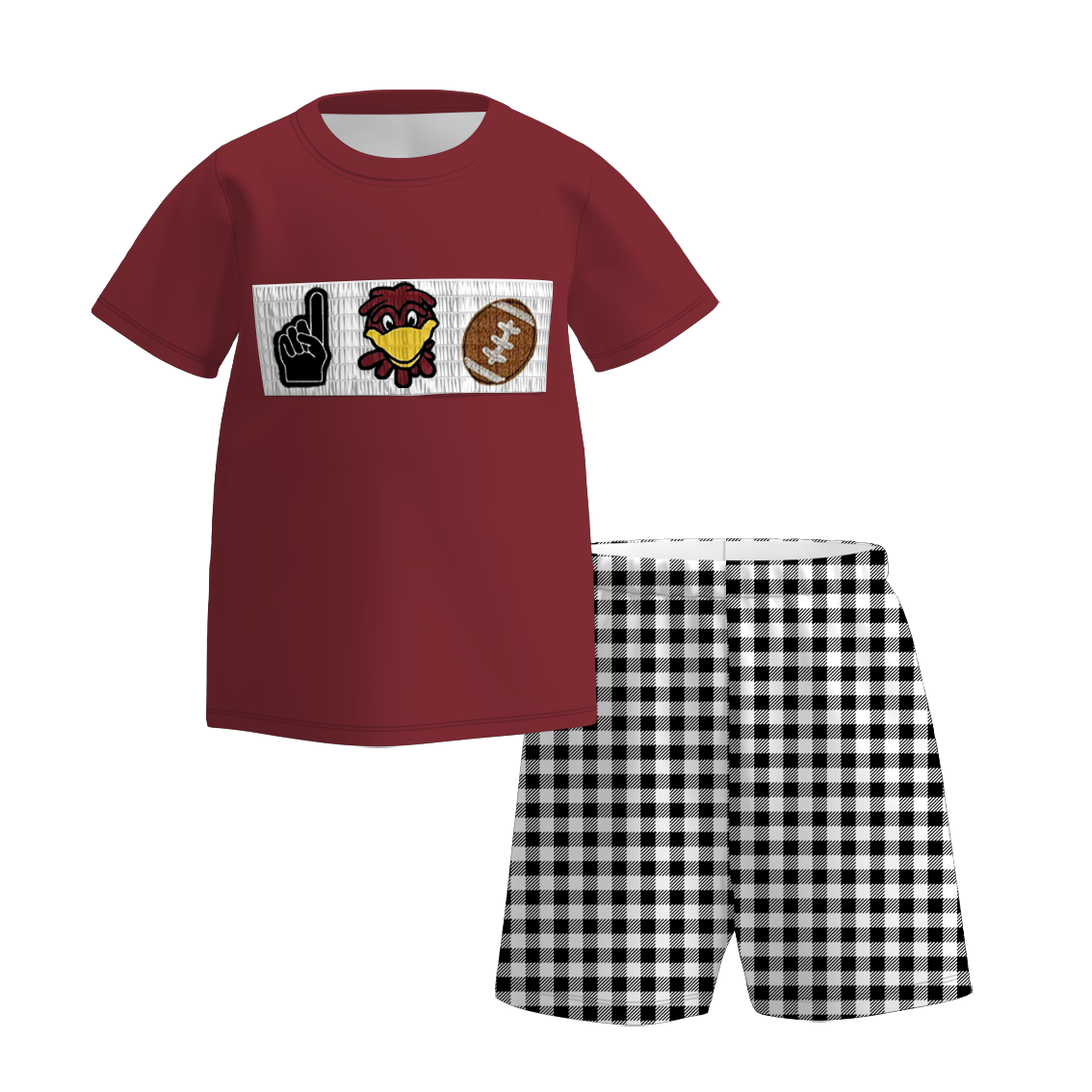 University of South Carolina Football Embroidered Matching Sibling Outfits