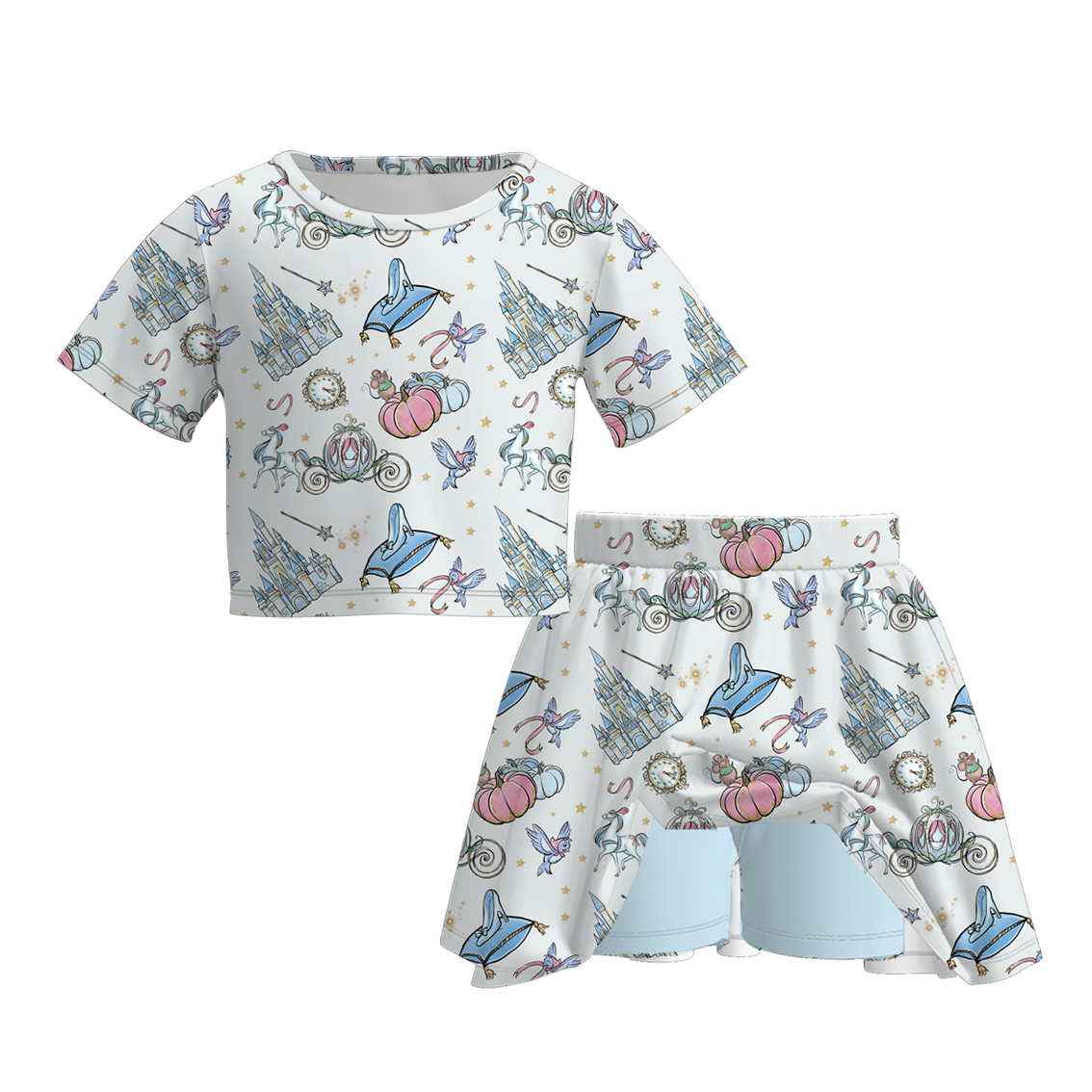 Kids Sibling Cartoon Pumpkin Print Boutique Cute Clothes