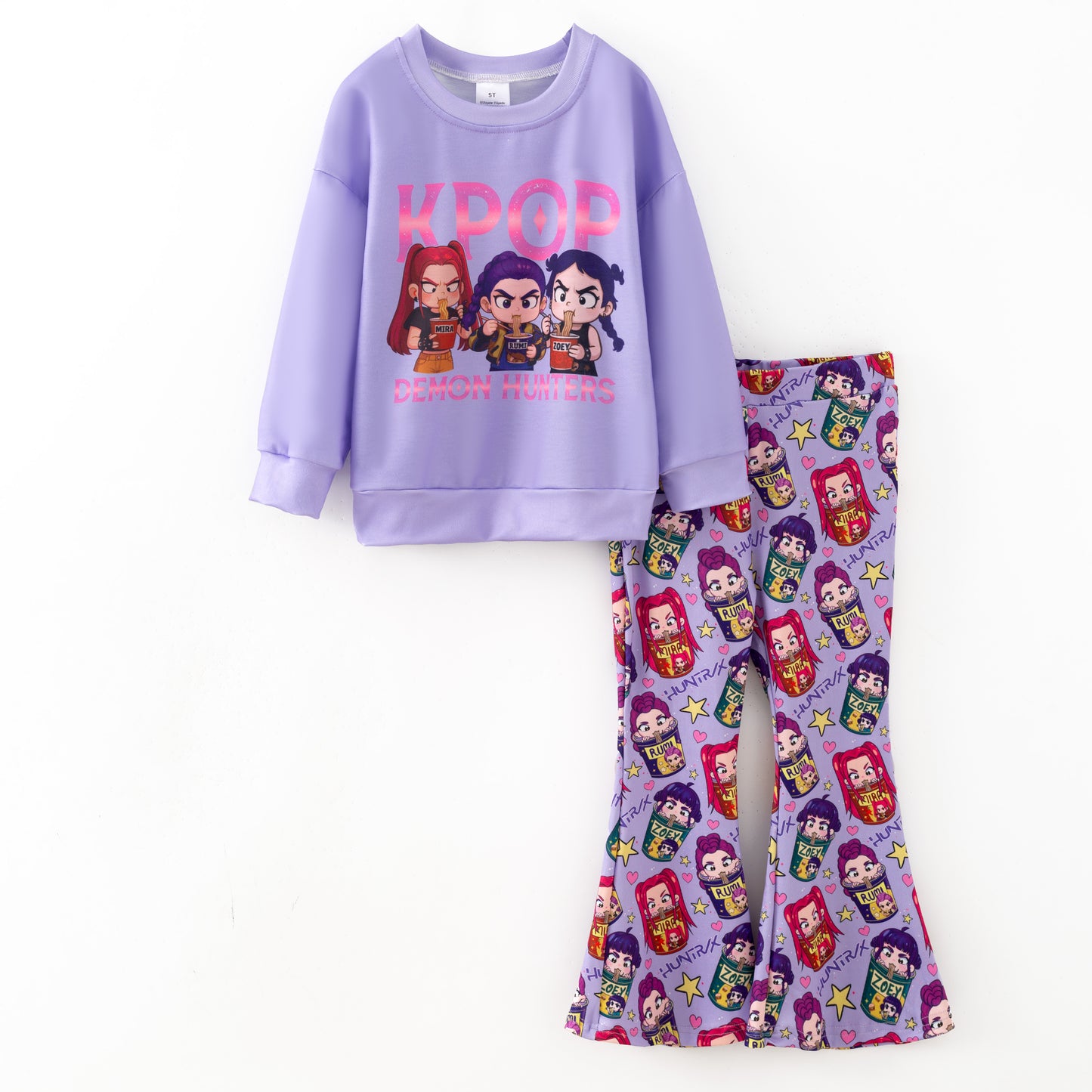 2025 Fall Winter Kpop Demon Hunter Popular Pant Set Collection