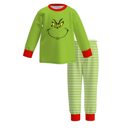 2025 Christmas Family Matching Pajamas Set– Grinch Print