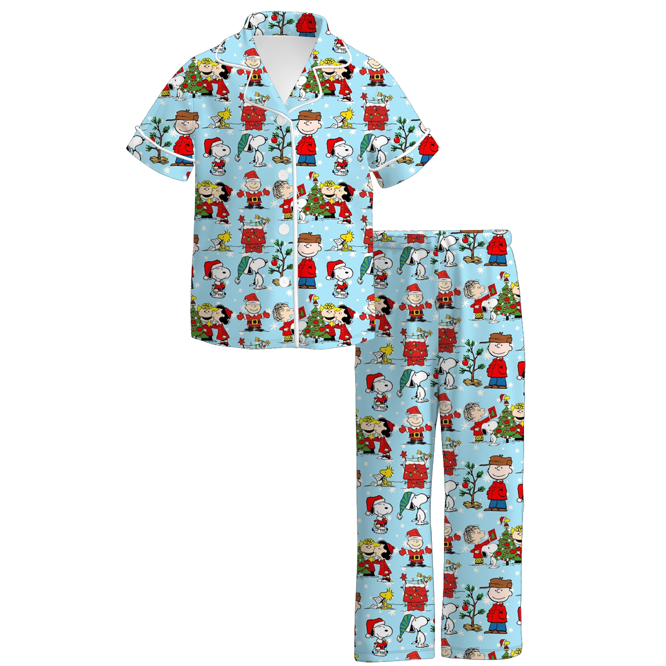 Girls 2 Pieces Christmas Cute Sleepwear Pajamas Set Collection
