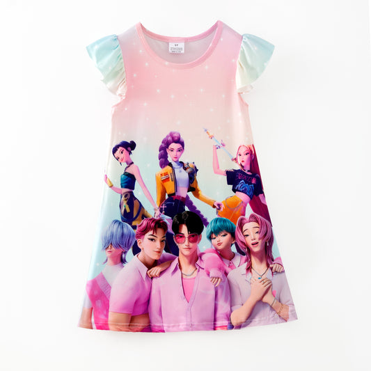 KPOP DEMON HUNTER Girls’ Nightdress Collection | New Arrival