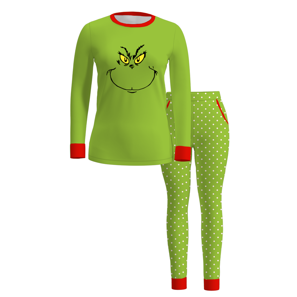 2025 Christmas Family Matching Pajamas Set– Grinch Print