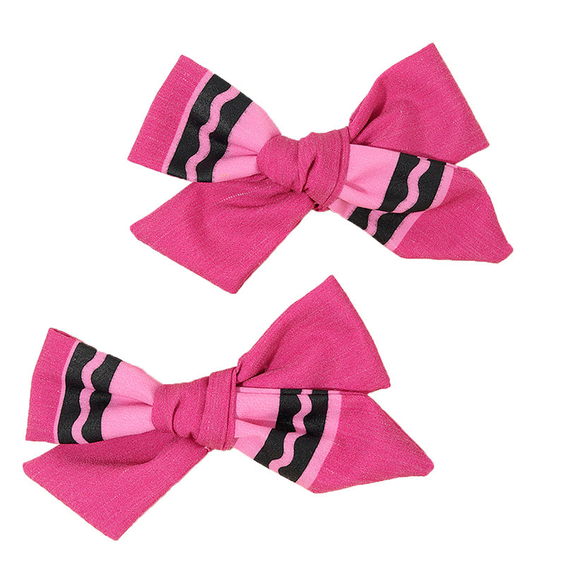 Kids Hair Bow Clips Back To School Pencil Hair Accessories