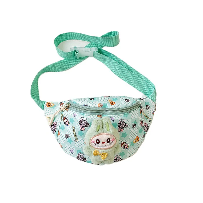 Cute Labubu Plush Kids Crossbody Bag in Assorted Colors