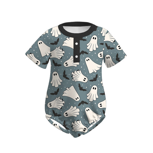 Baby Boys Halloween Ghost Pumpkin Dinosour Soft Romper