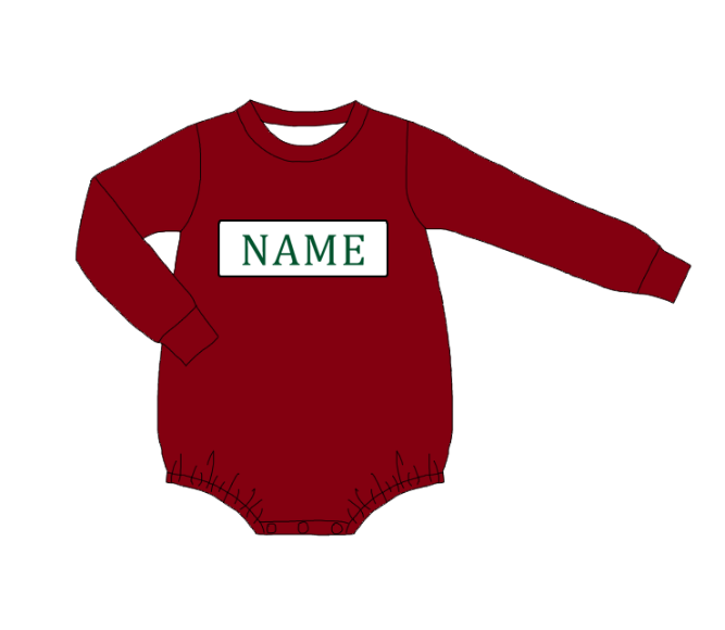Kids Christmas Plaid Smocked Collection Custom Name Holiday Outfits