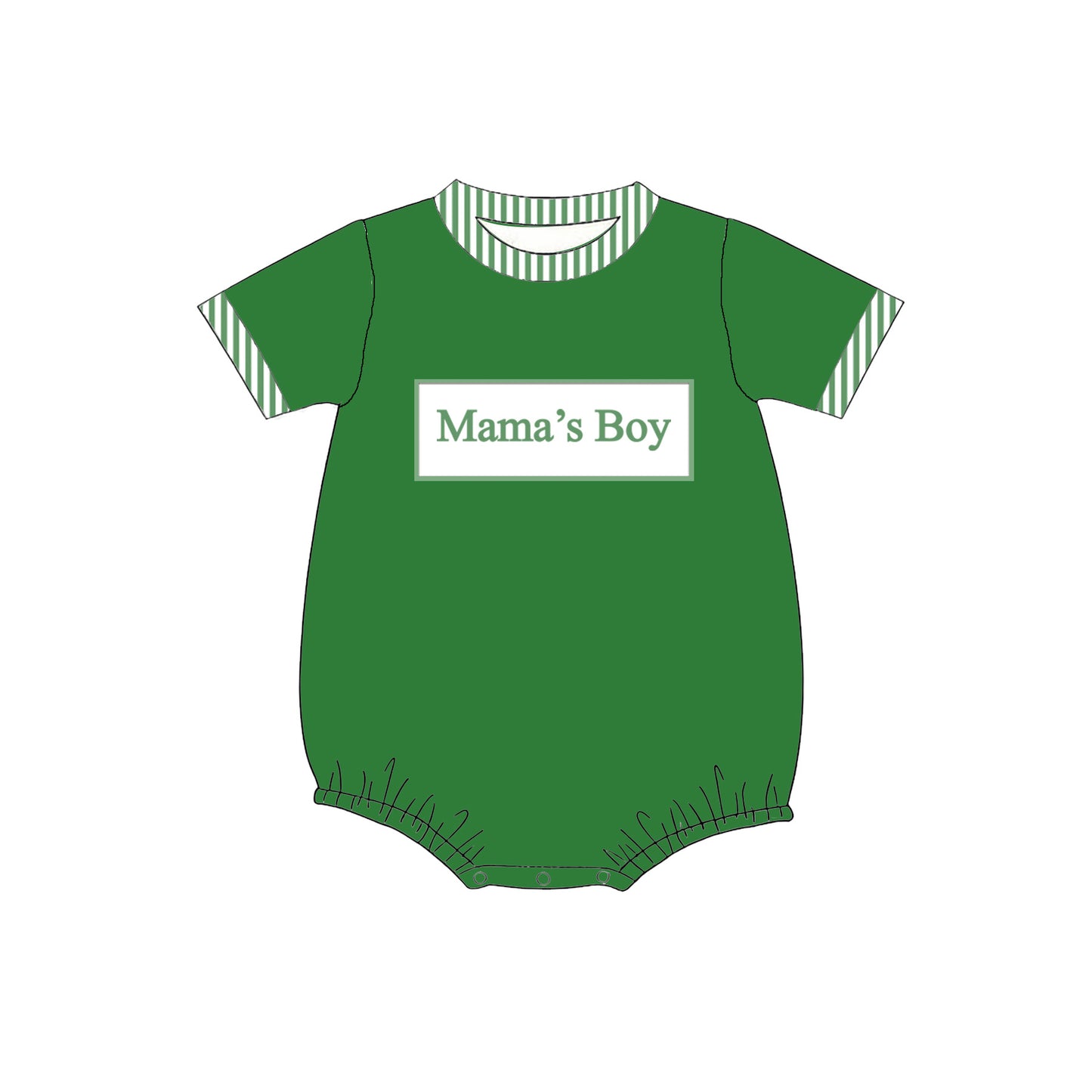 Mama’s Boy & Mama’s Girl Smocked Embroidery Kids Collection – Summer Mother’s Day Outfit Set & Bubble Romper