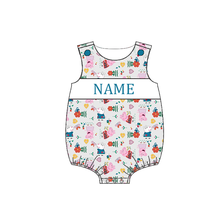 Smocked Embroidery Personalized Baby & Kids Clothing Peppa Collection