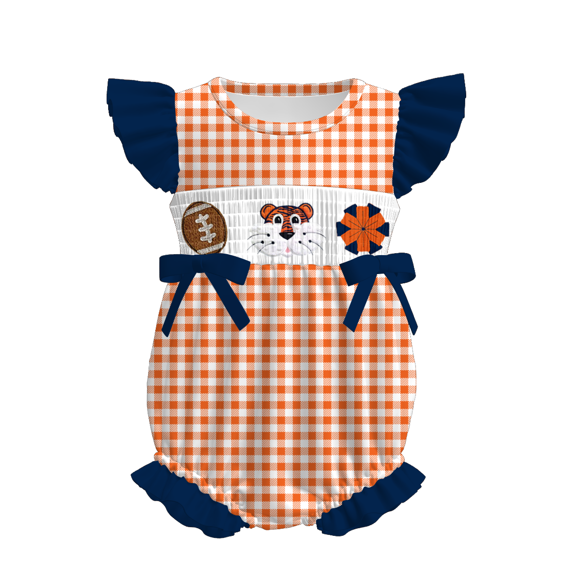 Auburn Tigers Football Embroidered Matching Sibling Outfits