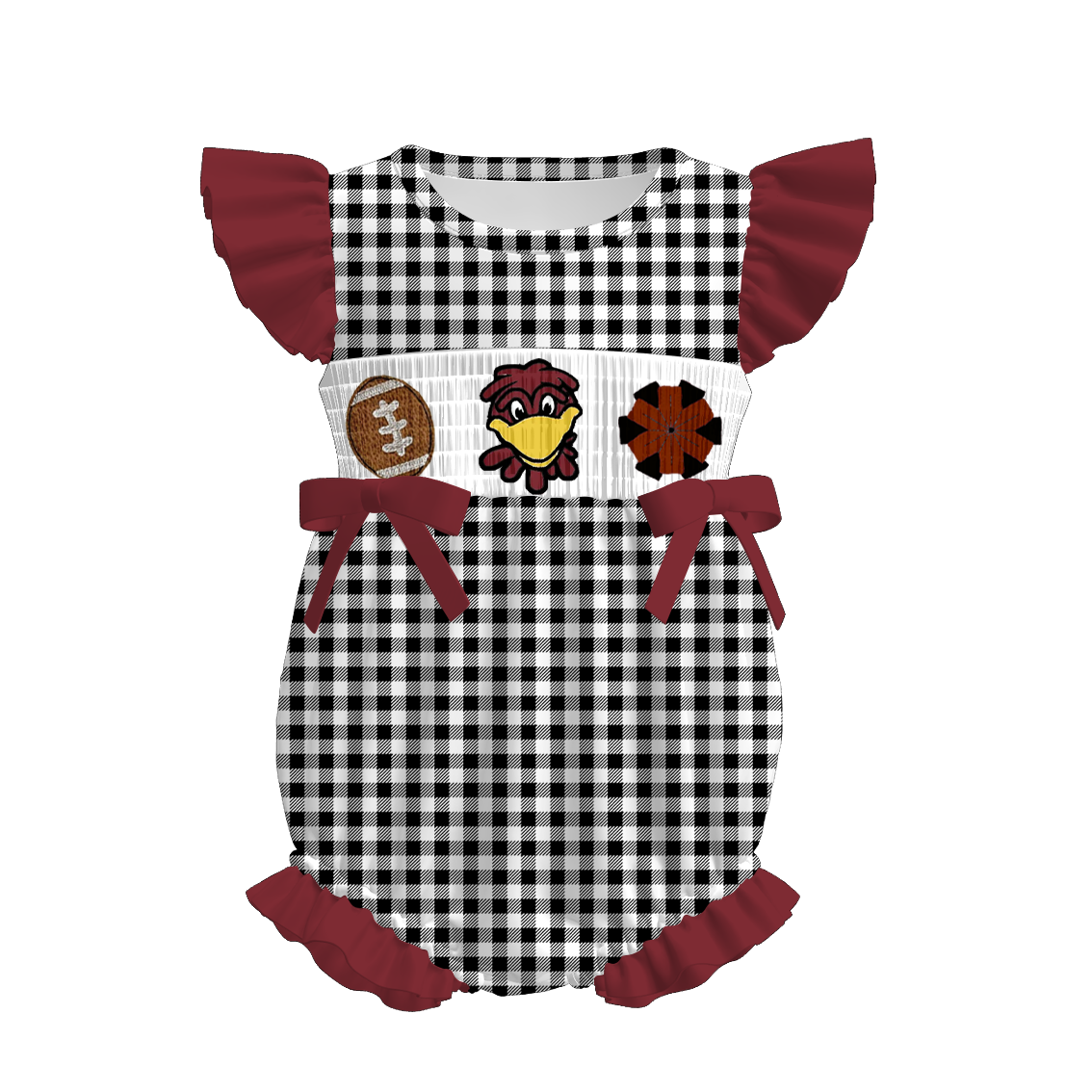 University of South Carolina Football Embroidered Matching Sibling Outfits