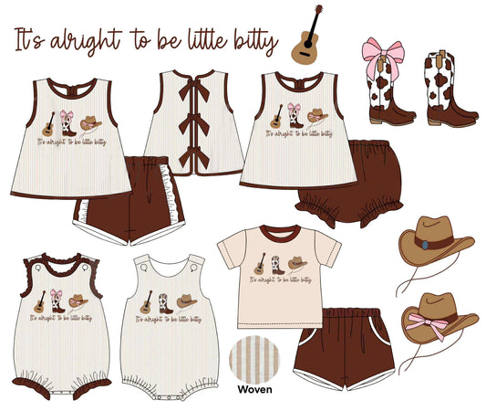 Kids Summer Fall Western Boots Farm Embroidery Sibling Clothes