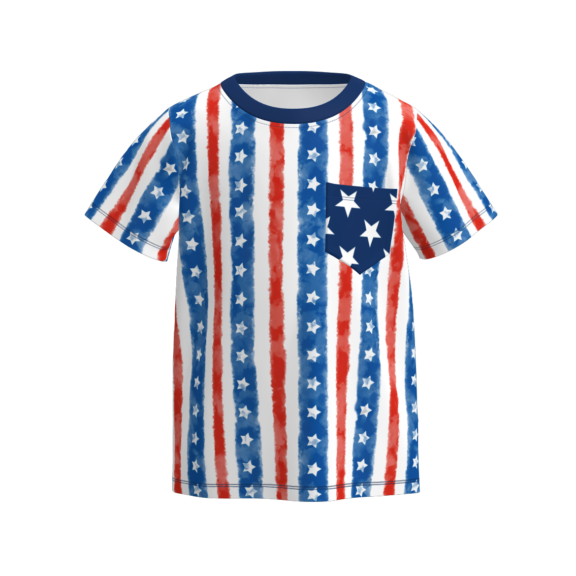 July 4th Family Kit Navy Red Stripes Star Clothes
