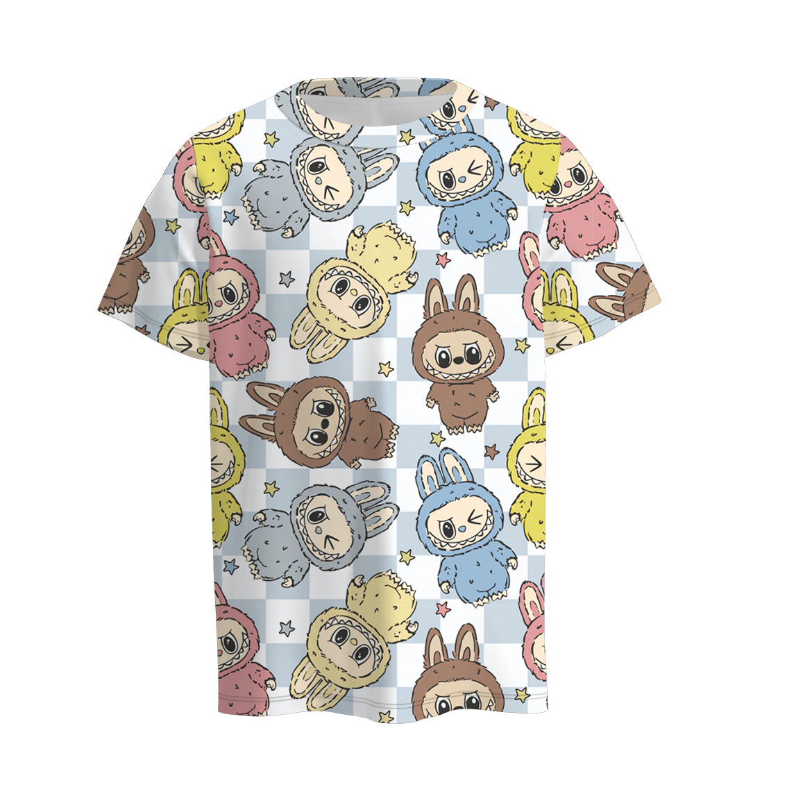 Boys Summer Hot Seller Cartoon Print Short Sleeves Top