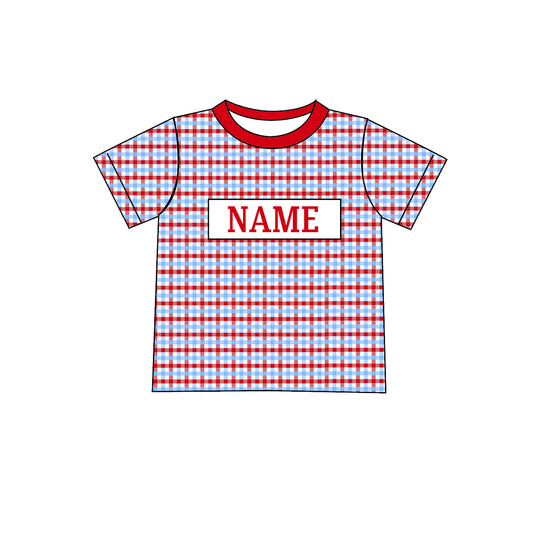 2026 Summer V-days Boys Custom Name MAMA'S BOY Smocked Collection