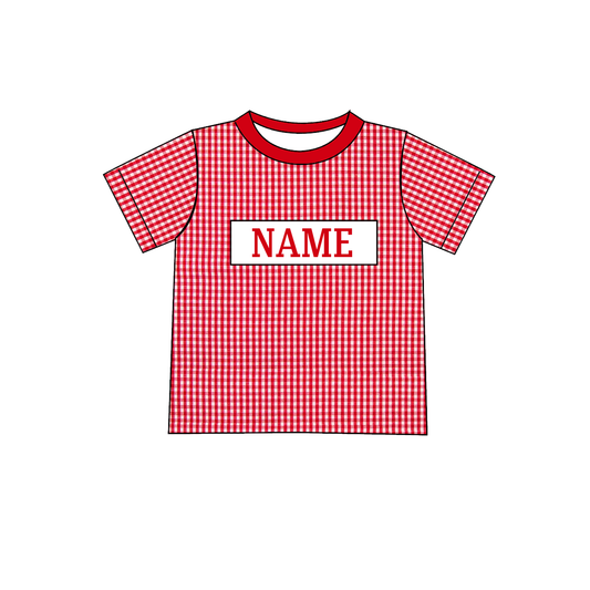 2026 Summer V-days Boys Custom Name I LOVE MAMA Smocked Collection