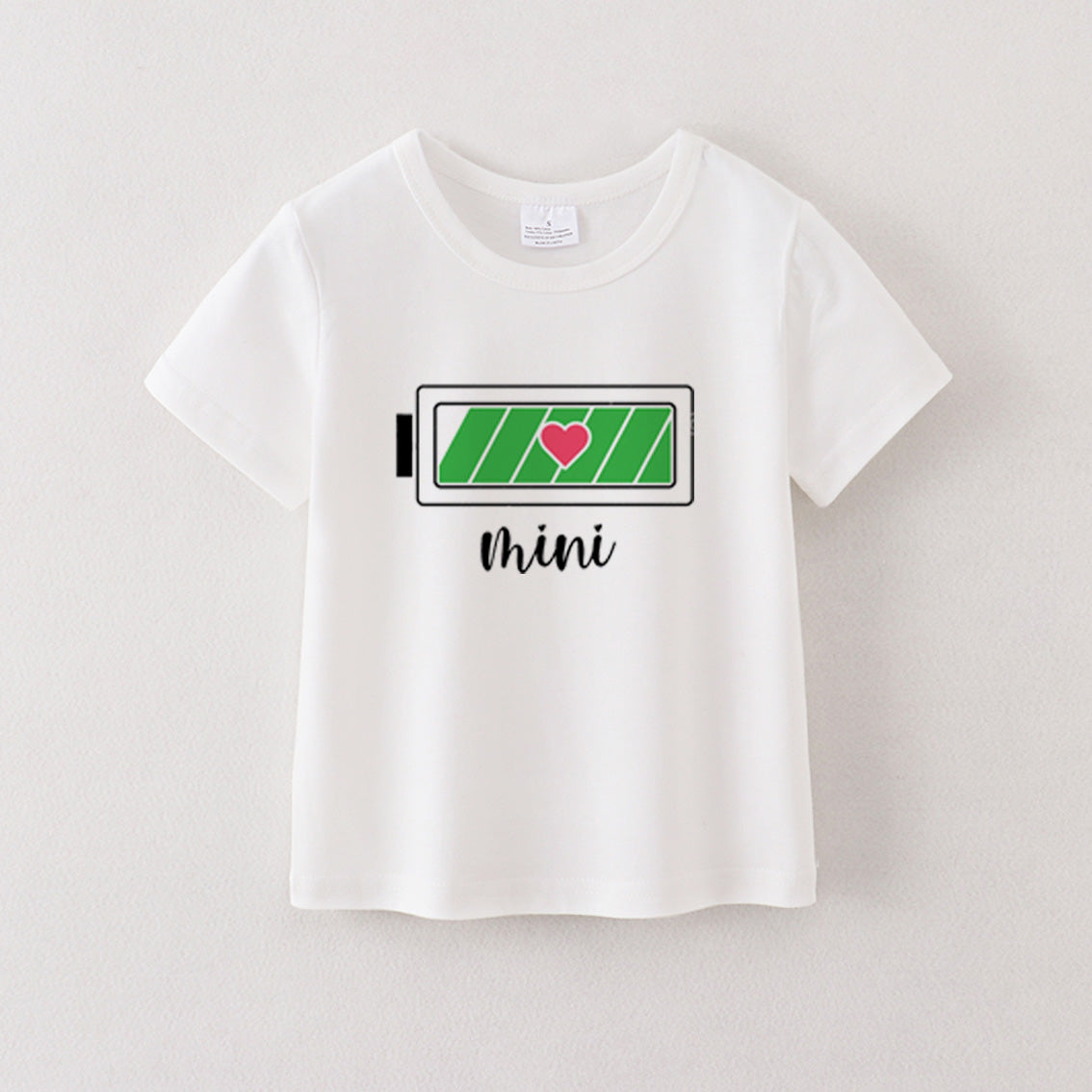 Mother's Day MAMA MINI Cute Print Cotton T-Shirt