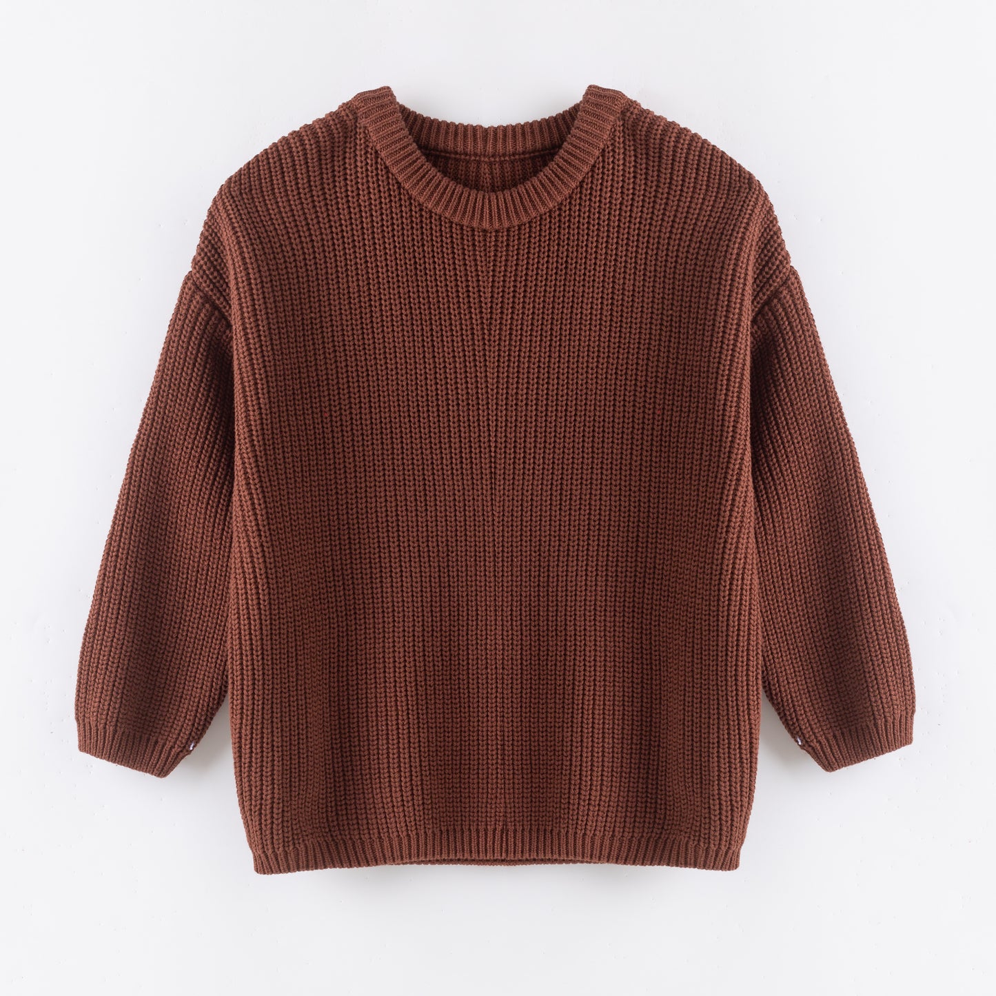 Girls’ Oversize Cozy Knit Sweaters – Fall/Winter Colors
