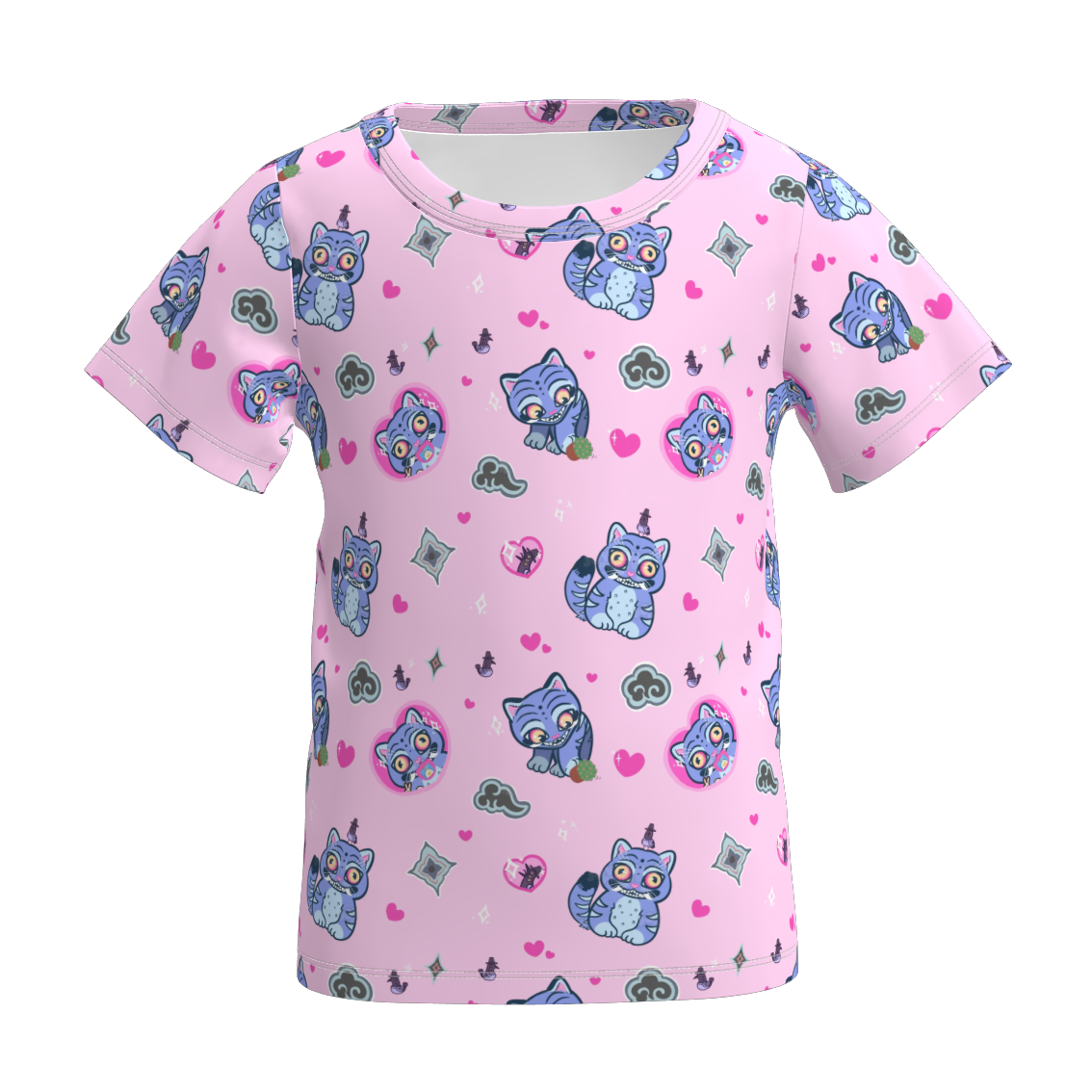 Girls Fall Kpop Demon Hunter Short Sleeves Top