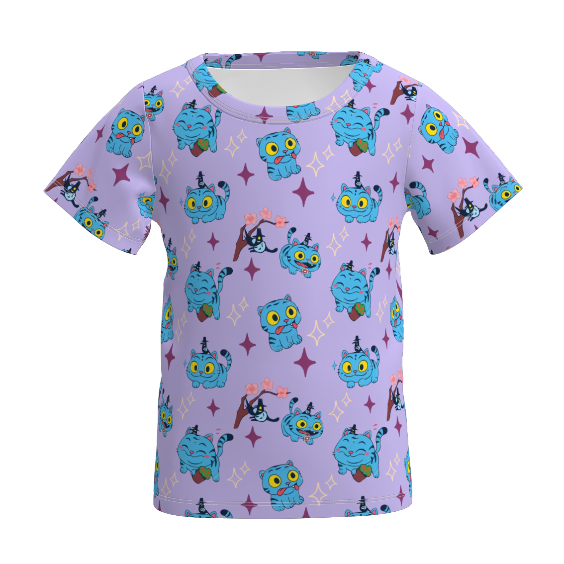 Girls Fall Kpop Demon Hunter Short Sleeves Top