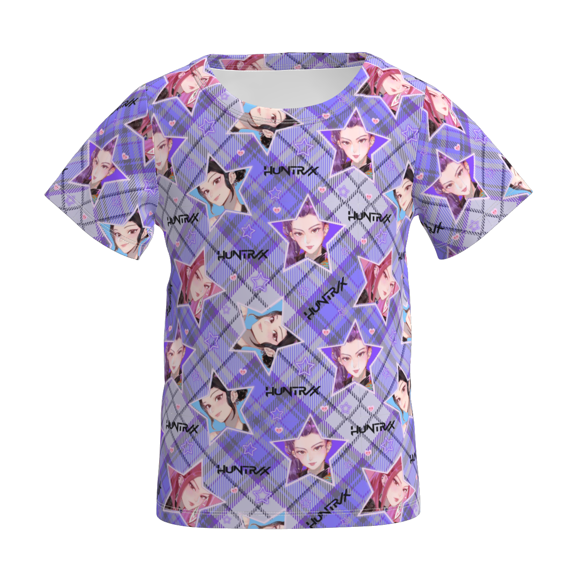 Girls Fall Kpop Demon Hunter Short Sleeves Top