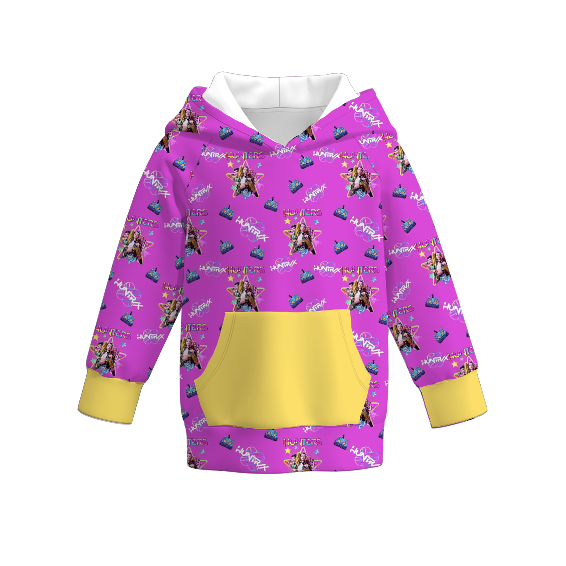 Girls Fall Kpop Demon Hunters Pocket Milk Silk Hoodies