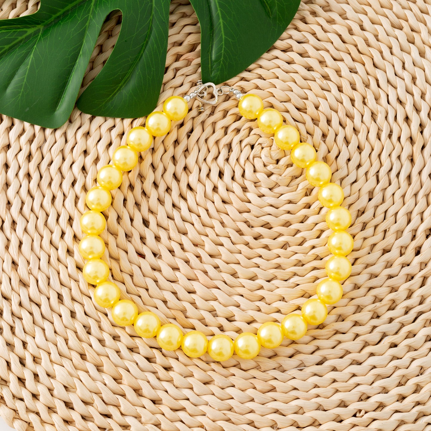 Girls’ Multicolor Faux Pearl Fashion Necklace