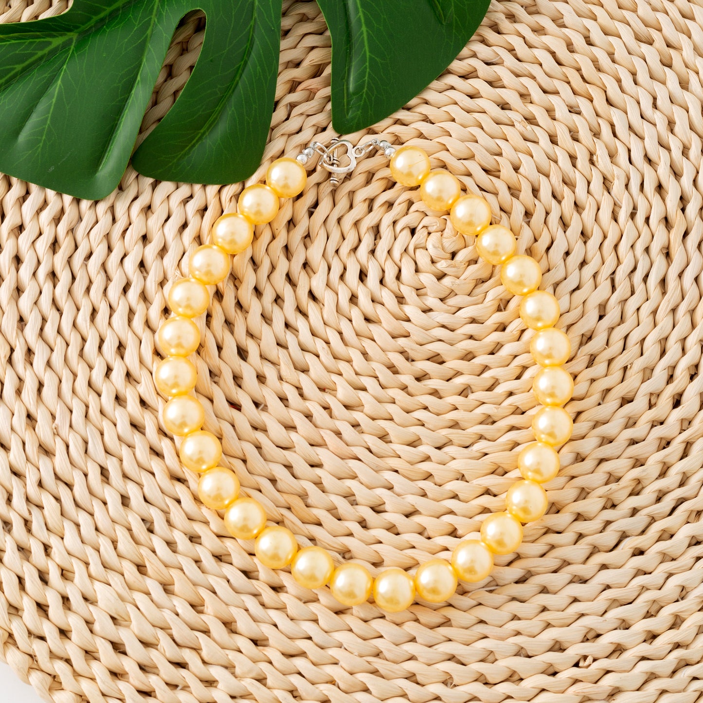 Girls’ Multicolor Faux Pearl Fashion Necklace