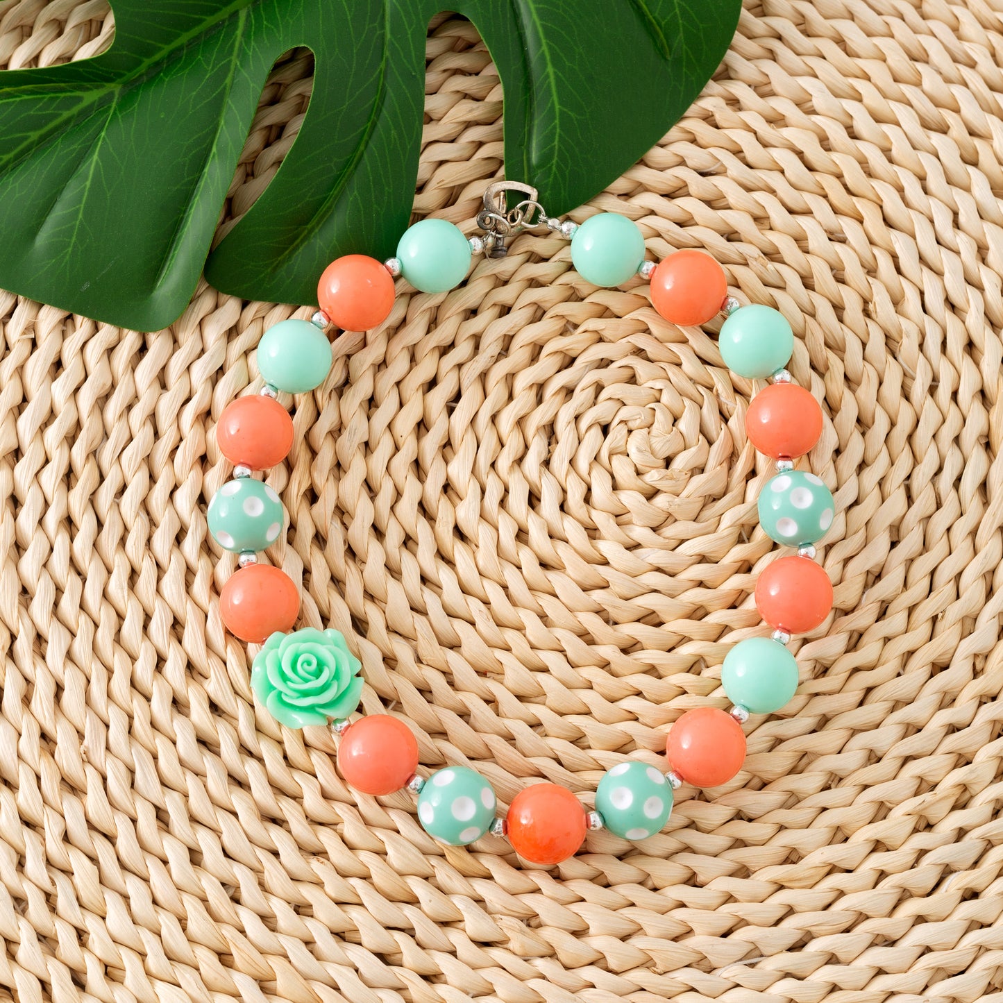 Girls Fashion Cute Chunky Bead Necklaces Accessory
