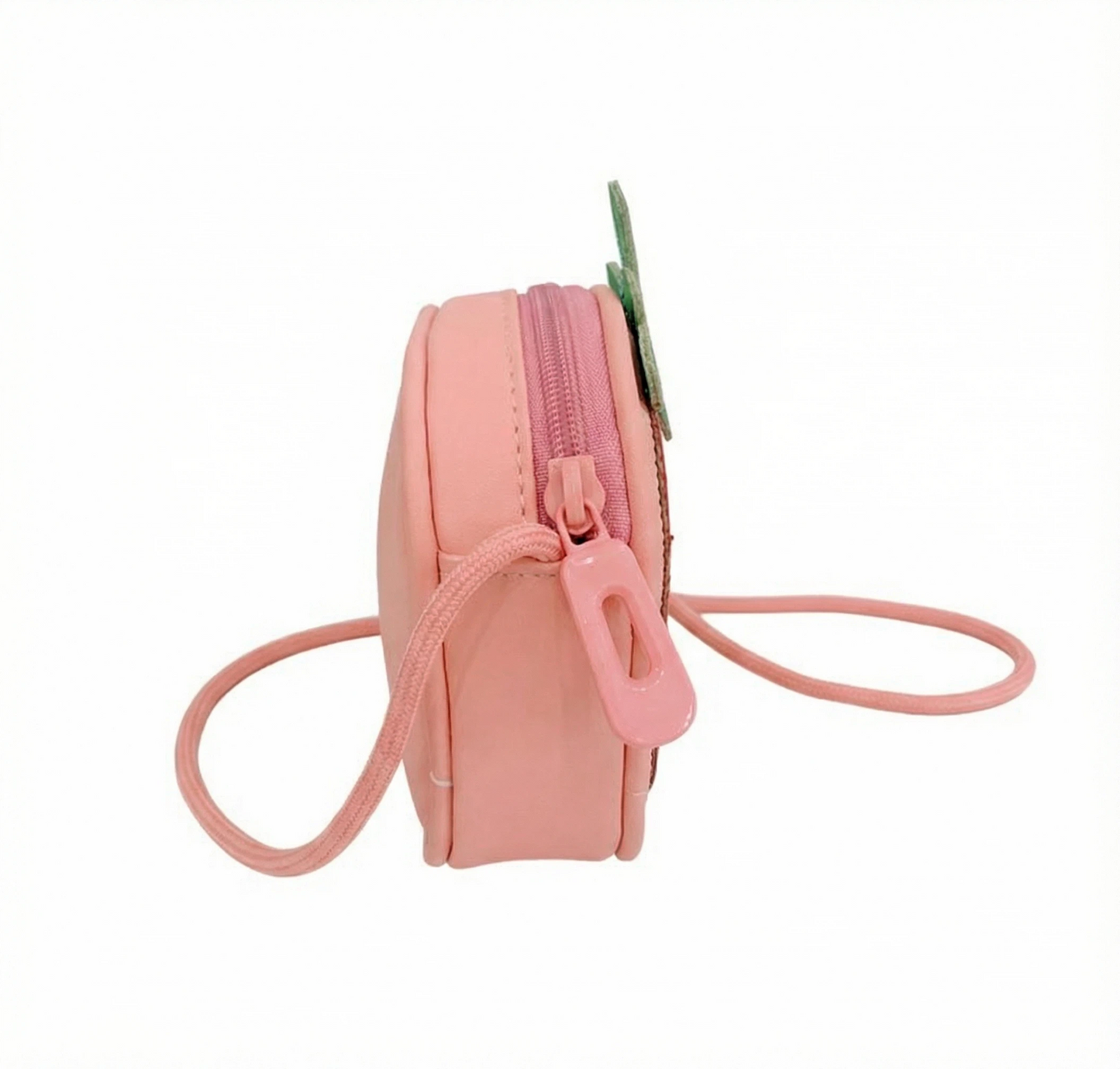 Kids Cartoon Strawberry PU Mini Crossbody Bag – Cute Shoulder Purse for Boys & Girls