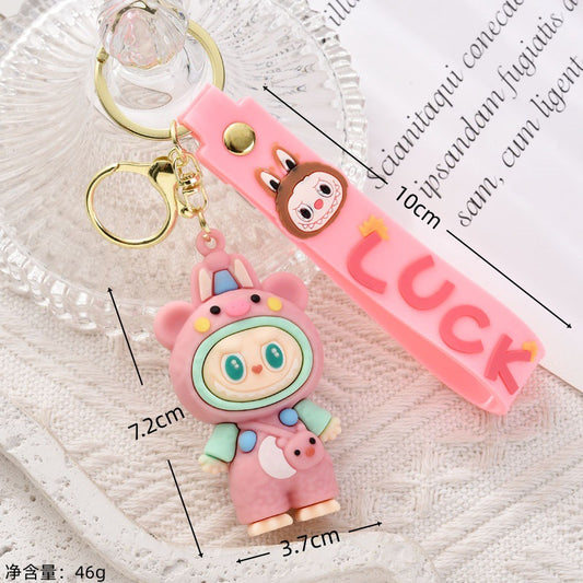Creative Cartoon Labubu Keychain – Cute & Quirky Sheep Bag Charm