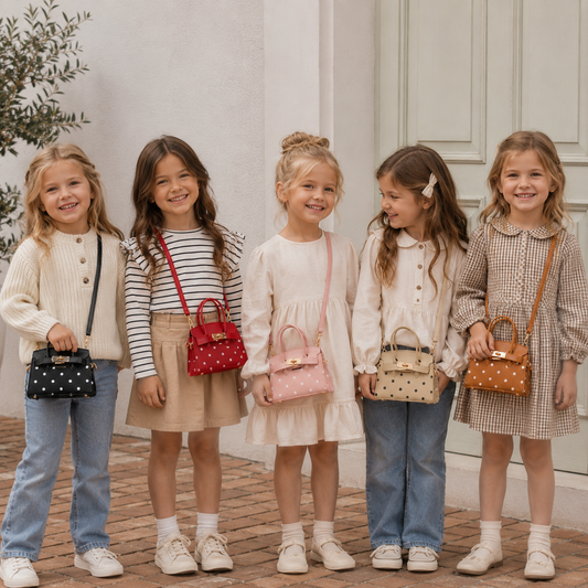 Mini Polka Dot Crossbody Bag – Kids & Mommy Purse