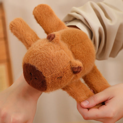 Plush Animal Slap Bracelets – Capybara, Panda & More