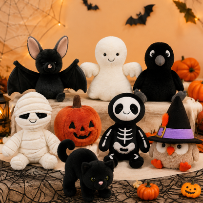 Halloween Plush Toy Collection Soft Stuffed Plush Decor & Gifts