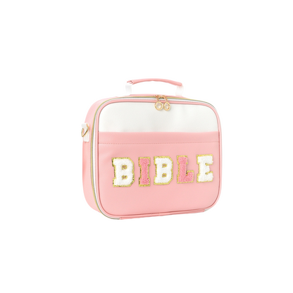 Bible Chenille Letter Tote Bag Large Capacity Shoulder Bag