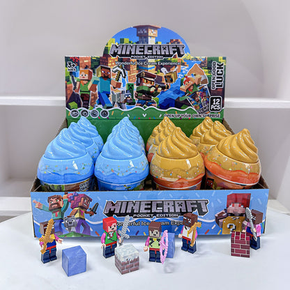 Ice Cream Cone Keychain Blind Box Set – 12-Piece Full Box Cartoon Surprise Series