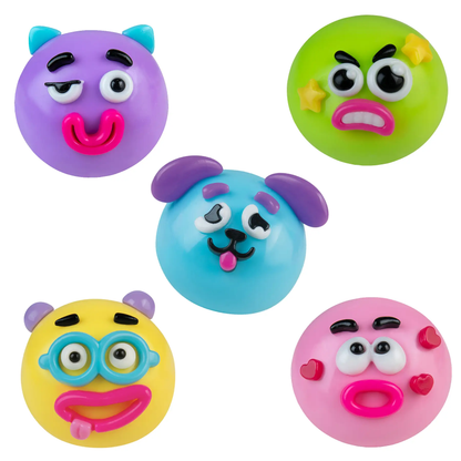 Dog Face Swap Squishy Realistic Stress Relief Squeeze Toy