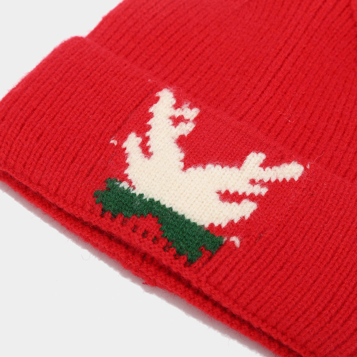 Christmas Reindeer Hat, Scarf & Gloves 3-Piece Set for Adults & Kids – Matching Family Knit Winter Accessories