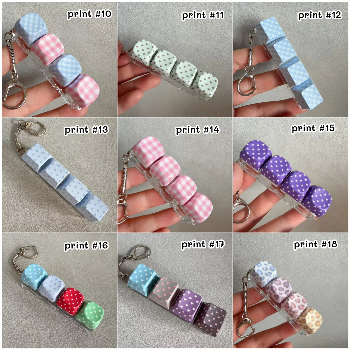 Mini Keyboard Bag Charm Keychain Aesthetic Key Cap Accessory – Gift Shop Wholesale