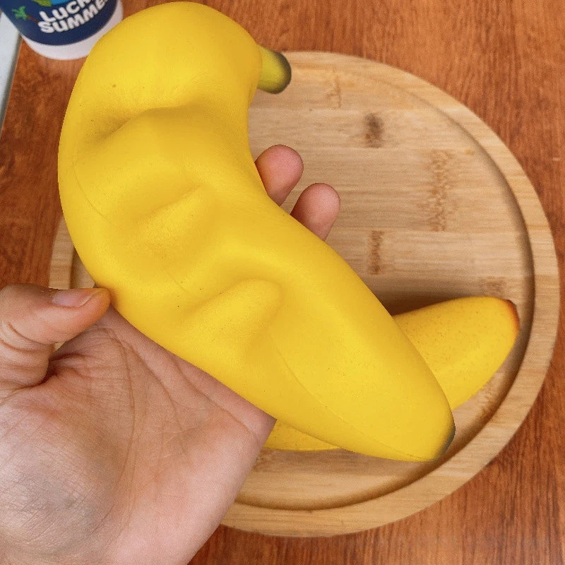 Simulation Banana Squishy Slow Rising Stress Relief Squeeze Toy